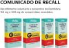 Farmacêutica faz recall de remédio de úlcera gástrica contaminado