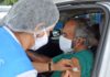 Quatro postos de vacinação contra a Covid-19 abrem no final de semana. 74 anos ou mais no sábado(13) e 73 anos ou mais no domingo(14)